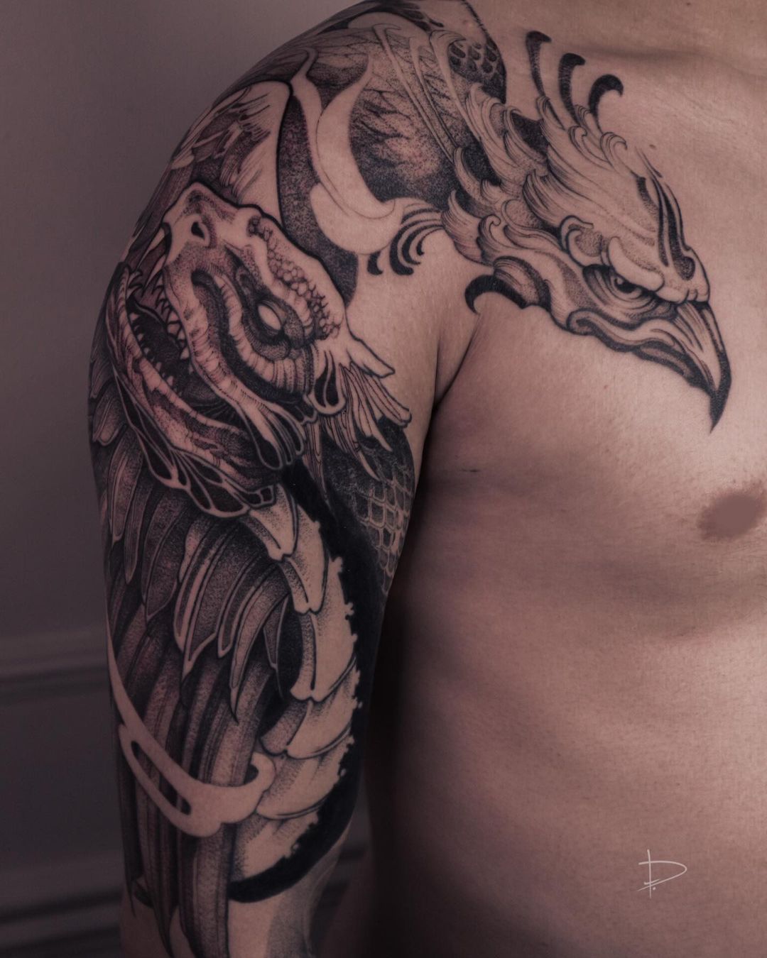 Basilisk Phoenix Tattoos
