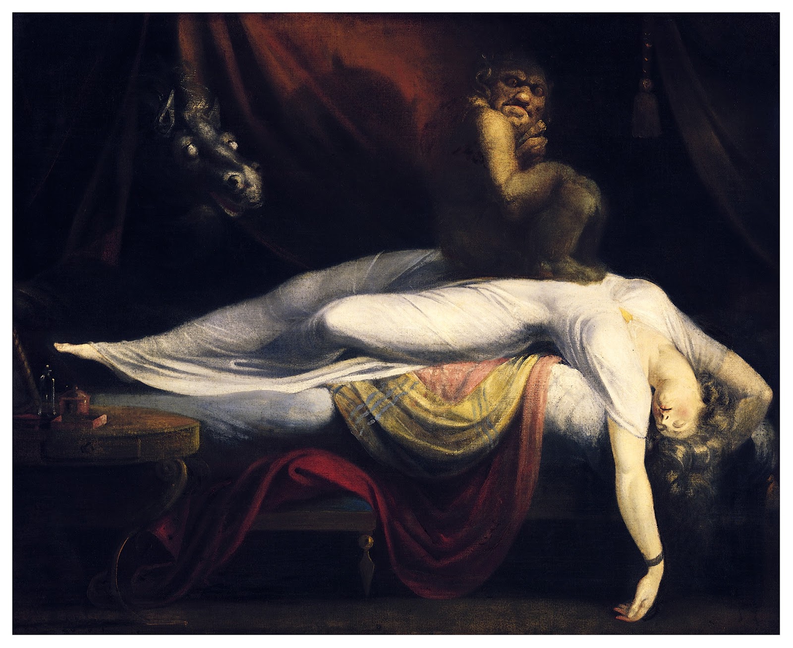 Henry Fuseli, The Nightmare, 1781, Detroit Institute of Arts, Detroit, MI, USA.