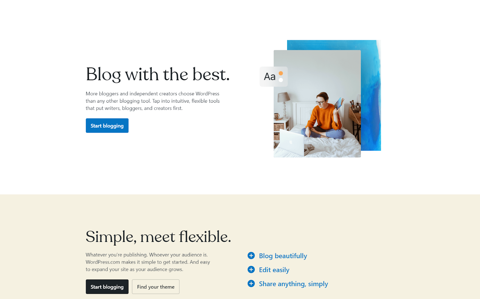 Screenshot of Choosing the right blogging platform