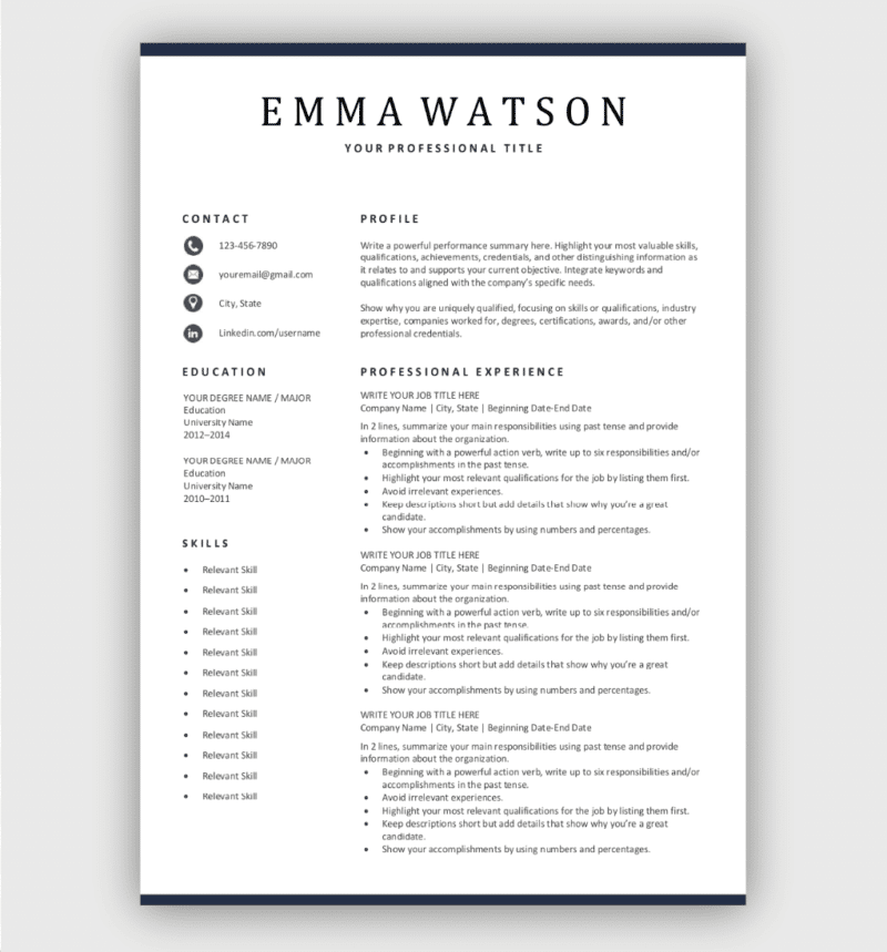 organizational-skills-sample-resume