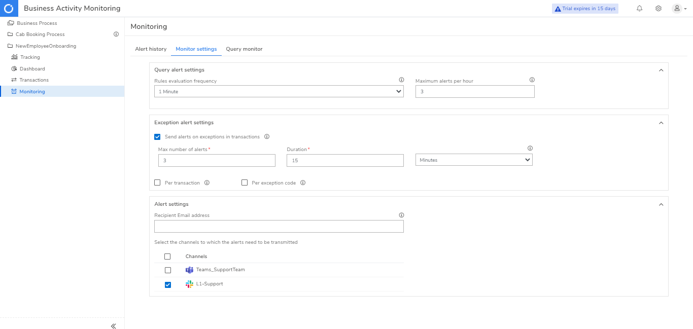 End-to-end monitoring solution