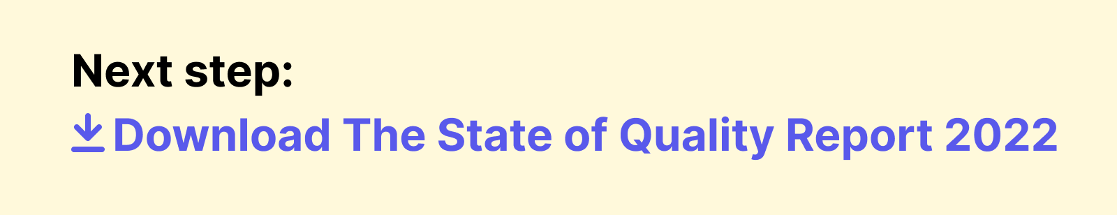 Download the State of Quality Report 2022
