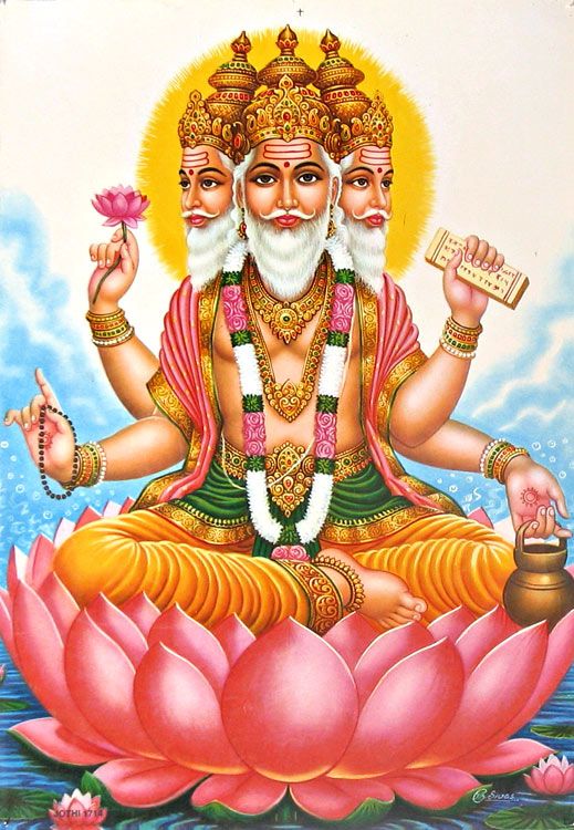 Brahma The Creator Hinduism Is Back