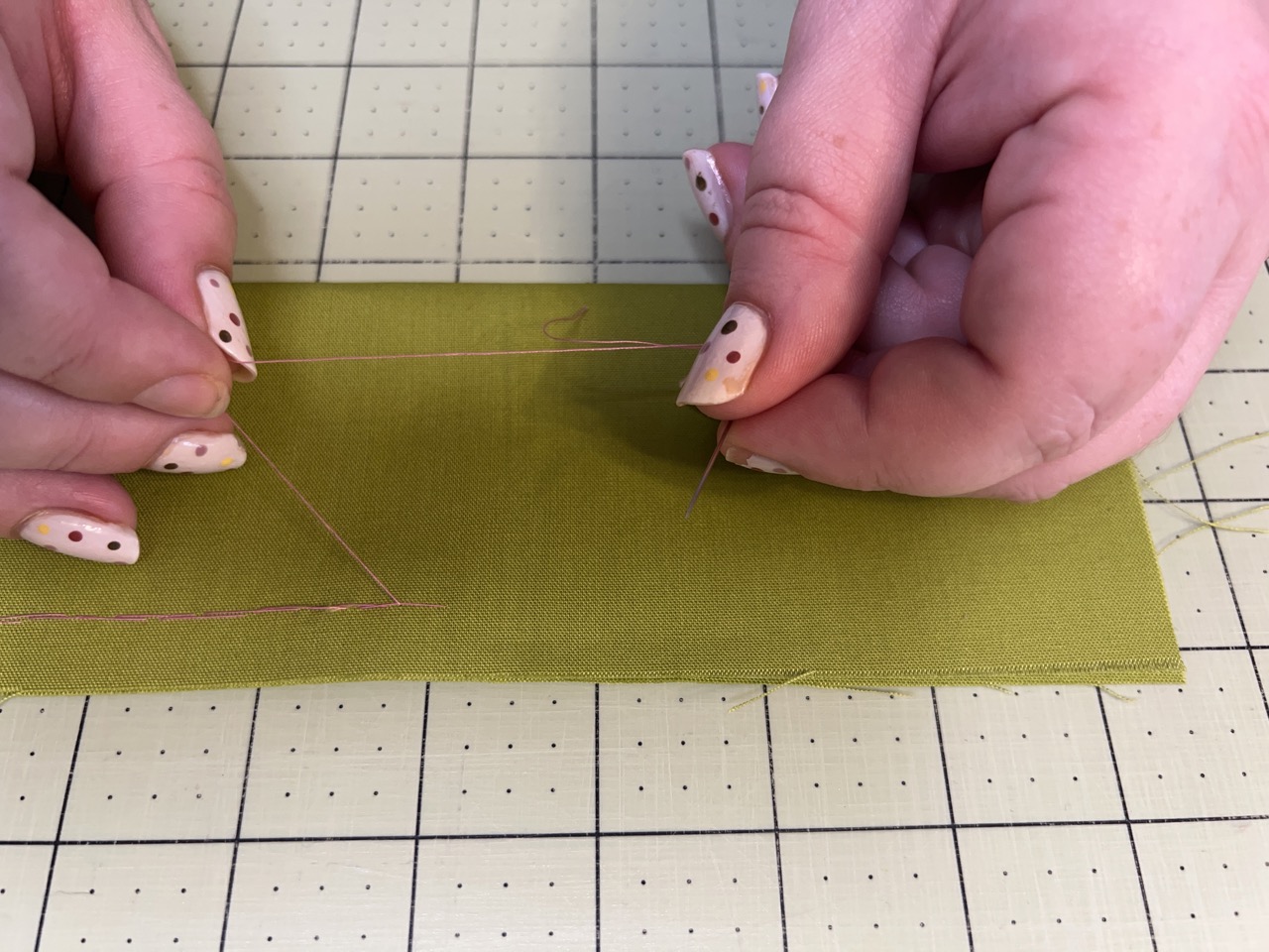 how to tie off a stitch