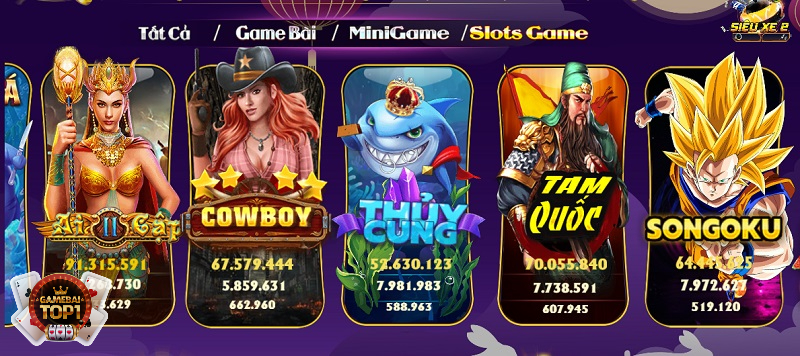 Slot game nổ hũ trực tuyến có tỷ lệ ăn cược cao 