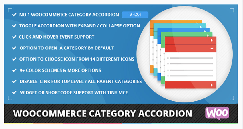 WooCommerce Category Accordion