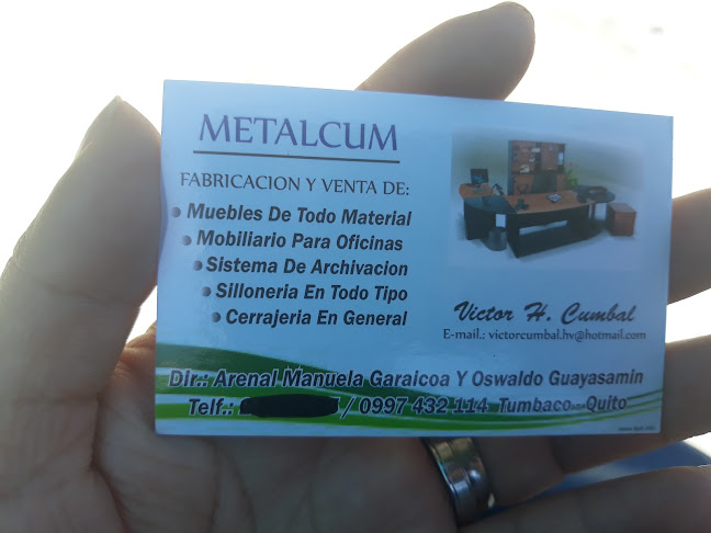 Metalcum, Mecanica Industrial, Mobiliario de Oficina, Cerrajeria, Silloneria - Cerrajería