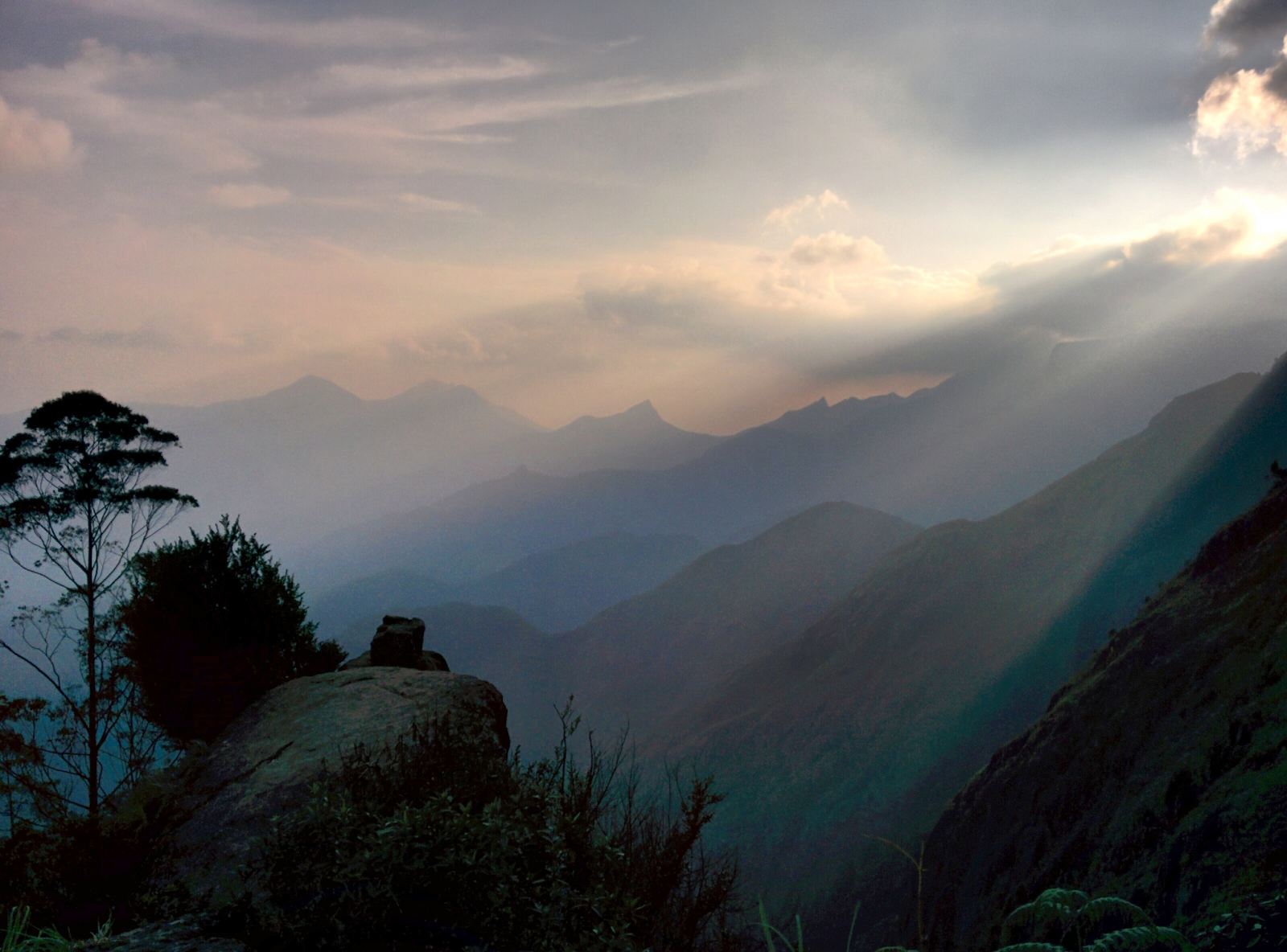 A Beautiful scenery in Vattakanal