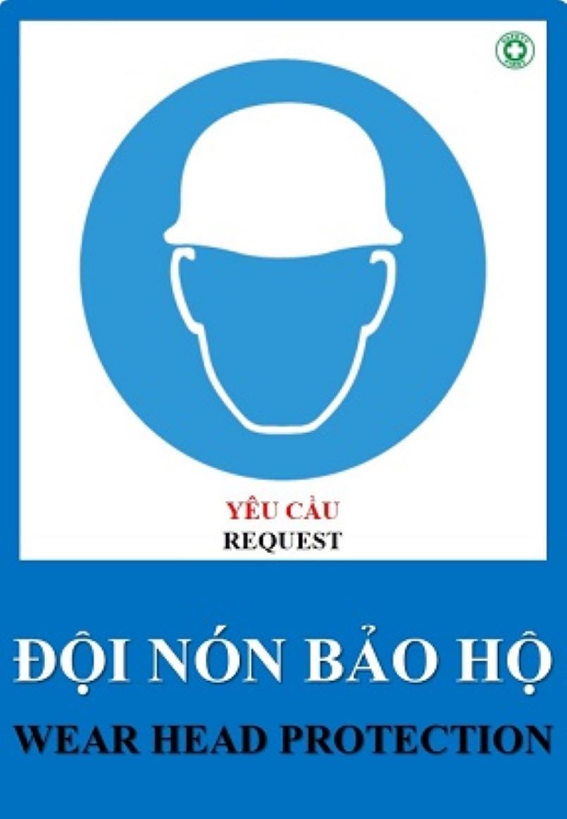 biển báo yêu cầu đội mũ bảo hiểm 