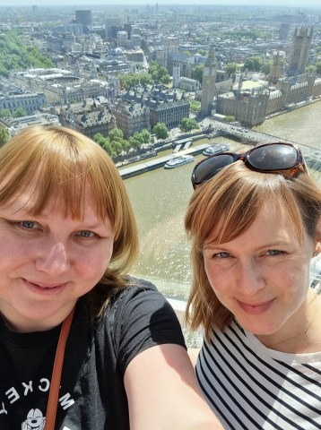 Londyn punkty widokowe London Eye