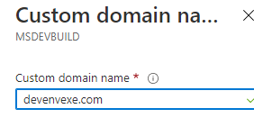 Azure Active Directory(AD) with Custom domain