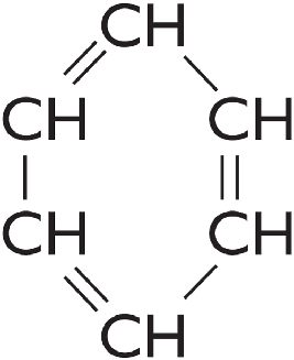 Resultat d'imatges de fórmula semidesarrollada del benceno