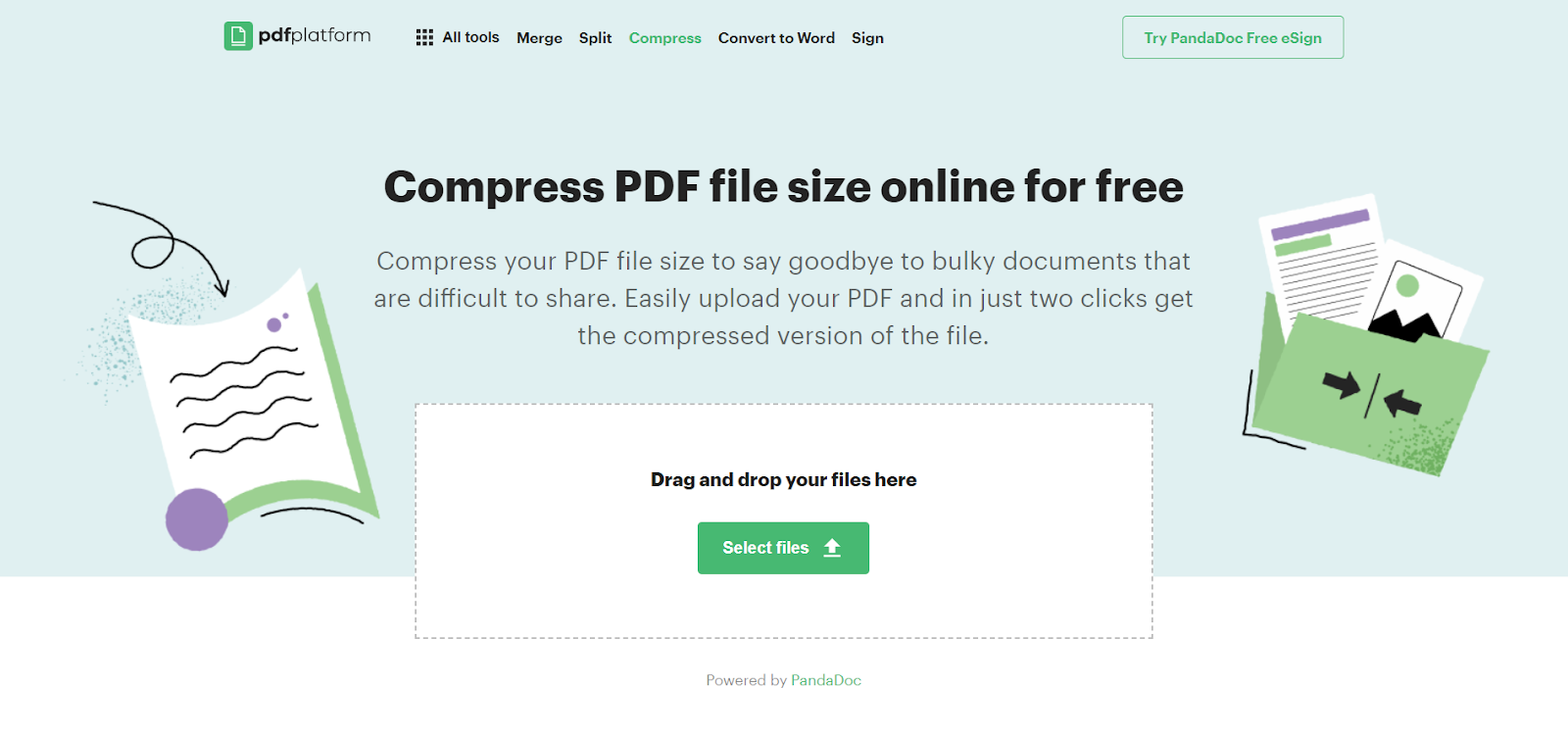 Compress PDF Tool