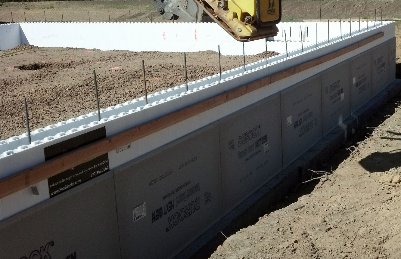 icf block house