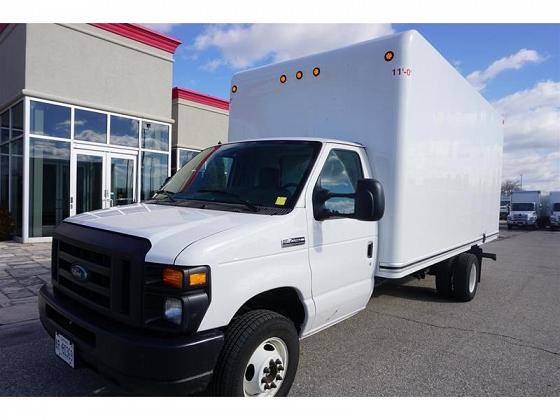White Ford Cube Truck Sits at Somerville Auto in North York
