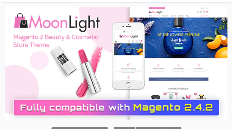 Beauty magento Theme MoonLight