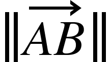 {"mathml":"<math style=\"font-family:stix;font-size:16px;\" xmlns=\"http://www.w3.org/1998/Math/MathML\"><mstyle mathsize=\"16px\"><mo>‖</mo><mover accent=\"true\"><mrow><mi>A</mi><mi>B</mi></mrow><mo>→</mo></mover><mo>‖</mo></mstyle></math>","truncated":false}