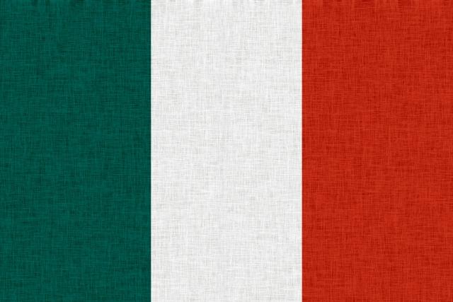 イタリア国旗の写真