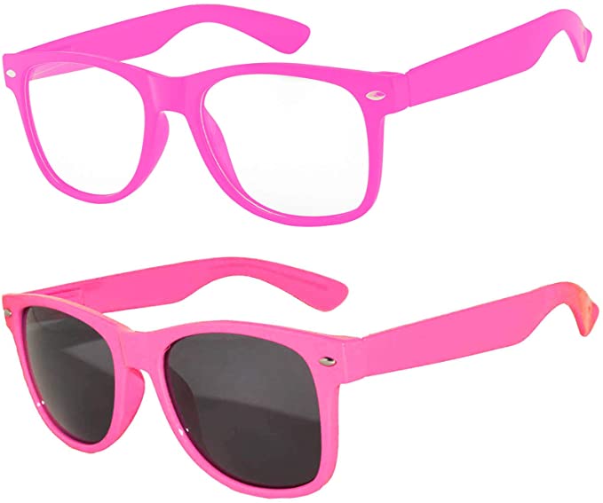 2 Pairs Kids Sunglasses Protect Child's Eyes from UVB UVA
