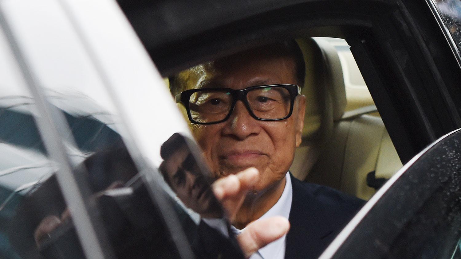 香港首富李嘉诚(法新社)