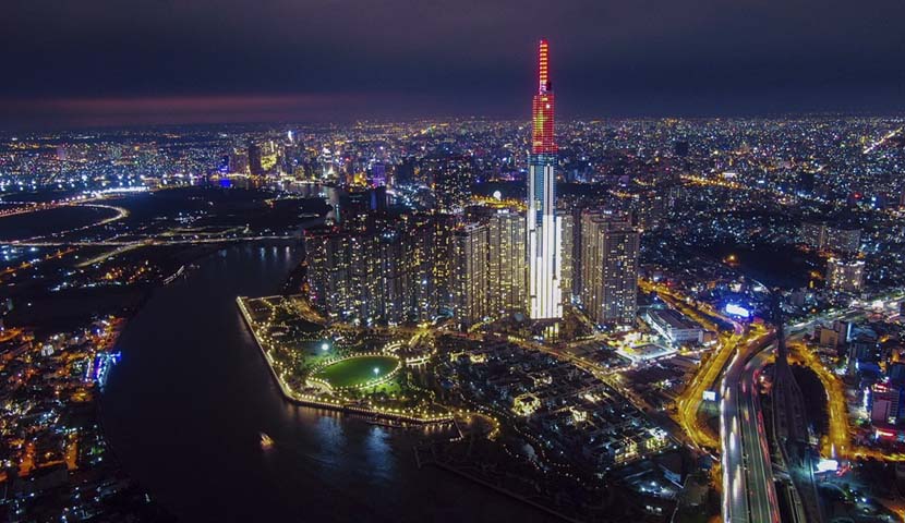 the beauty of ho chi minh city at night