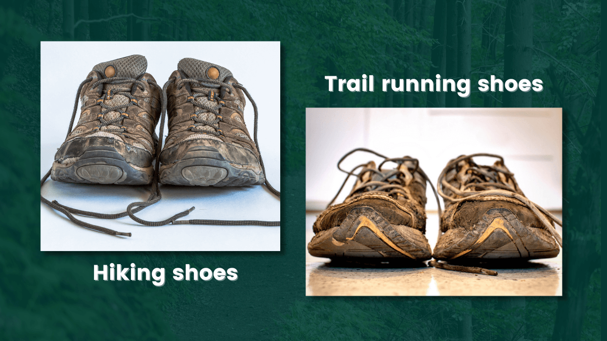 Trail running shoes vs hiking shoes durability