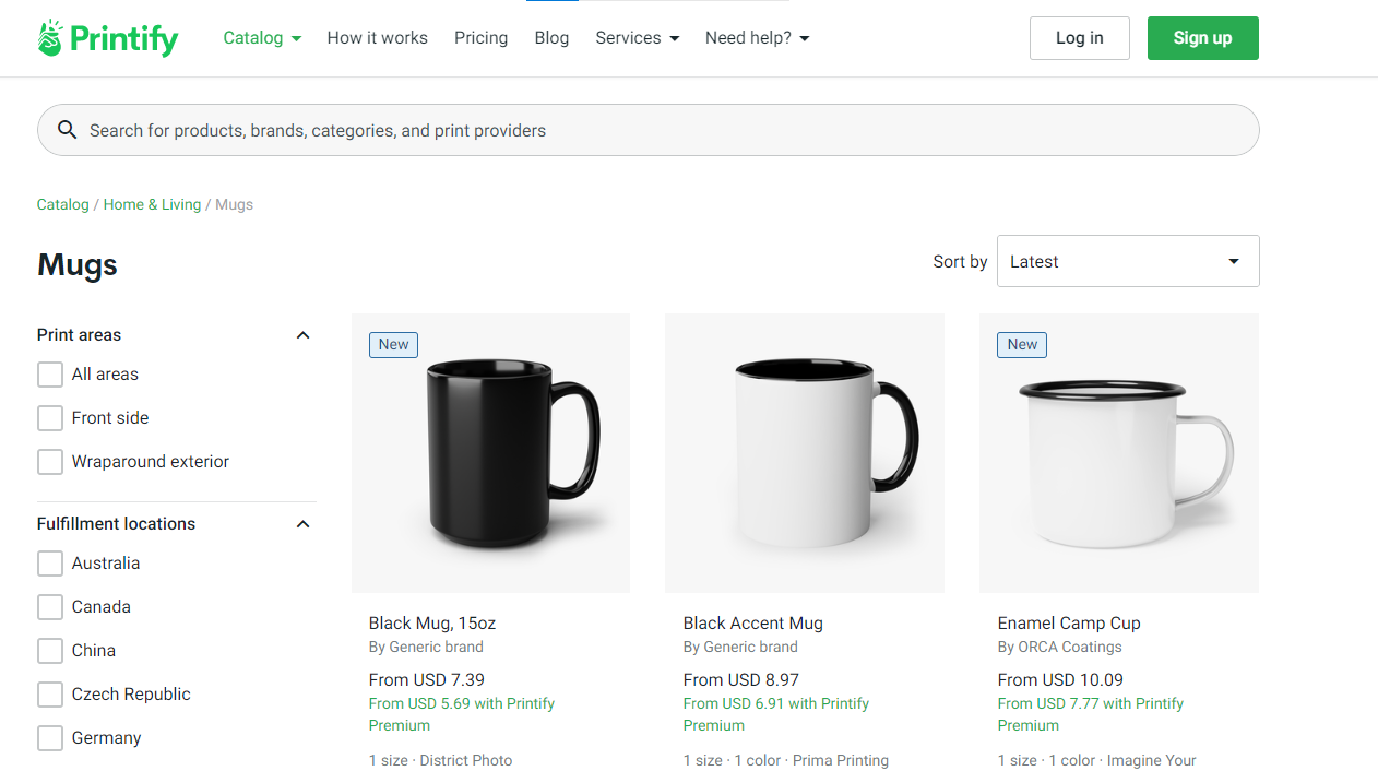 Top 7 Print On Demand Coffee Mugs Companies