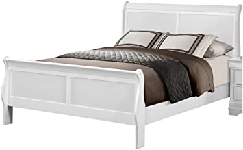 Use bed risers to lift up a sleigh bed and raise it