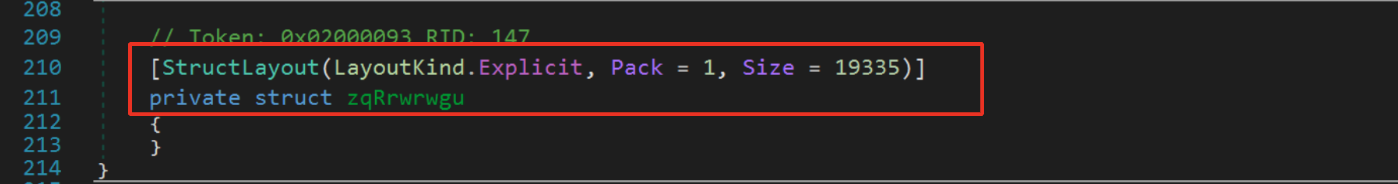 Figure 4 - Class placeholder for runtime decryption