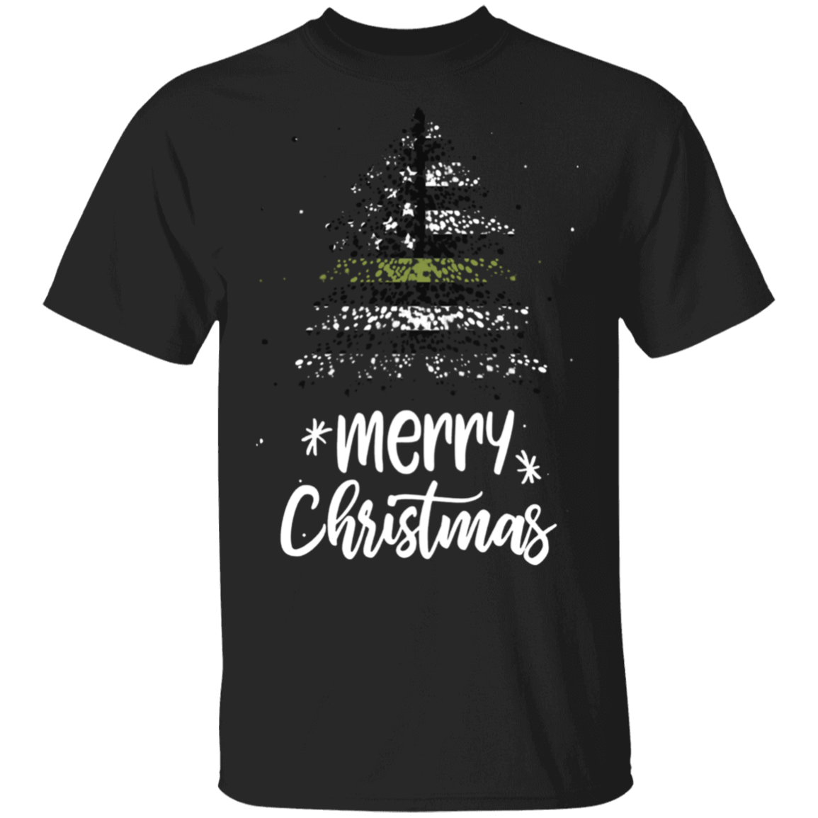 Veteran Flag Merry Christmas T-Shirt Christmas Gift For Veteran Grandpa Christmas Gift Idea