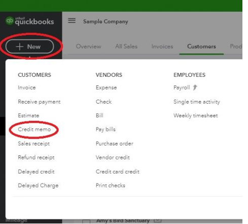 How to write off an invoice in Quickbooks
