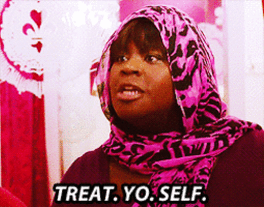 Treat Yo Self Gif Imgur - 870x683 - gif Treat Yo Self Gif Imgur