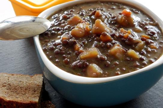Black Lentil Vegetable Soup | Lunchbox