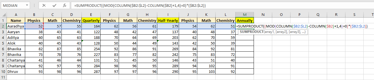 Sum Every Nth Column 1