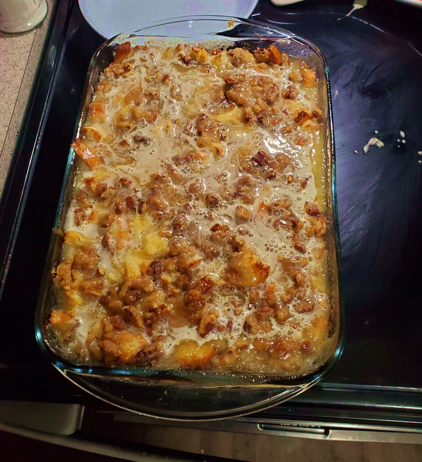 A casserole in a pan

Description automatically generated with medium confidence