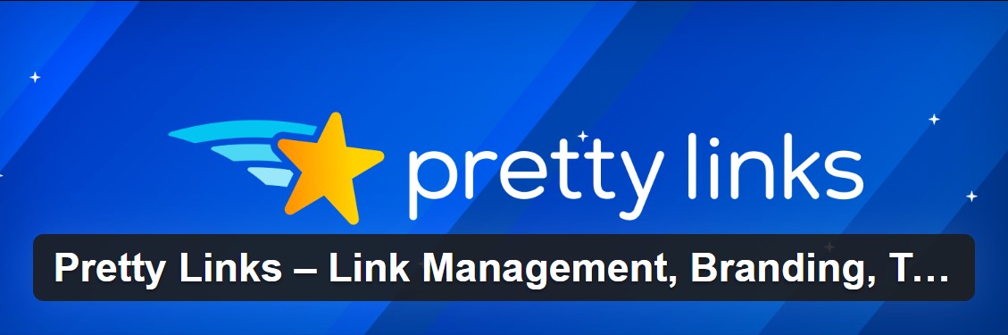 Pretty links plugin logo plus instructions on how to use