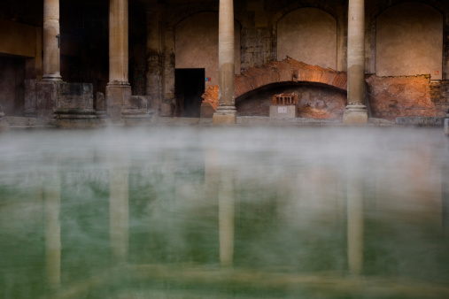 les bains romains à Bath