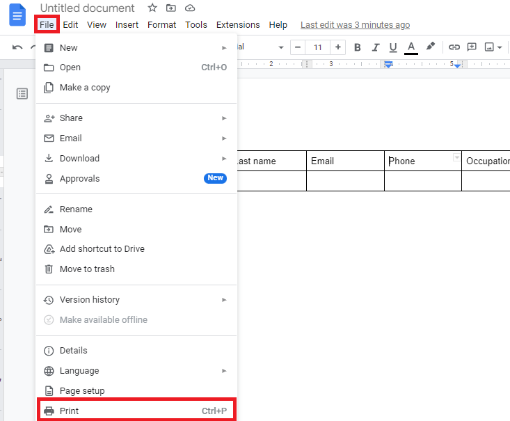 How To Create Fillable Forms In Google Docs