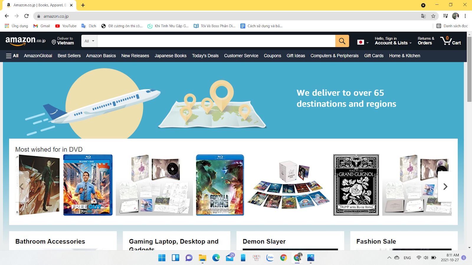 Cách mua hàng giảm giá trên Amazon Nhật