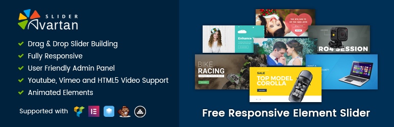 Plugin WordPress responsivo Avartan Slider