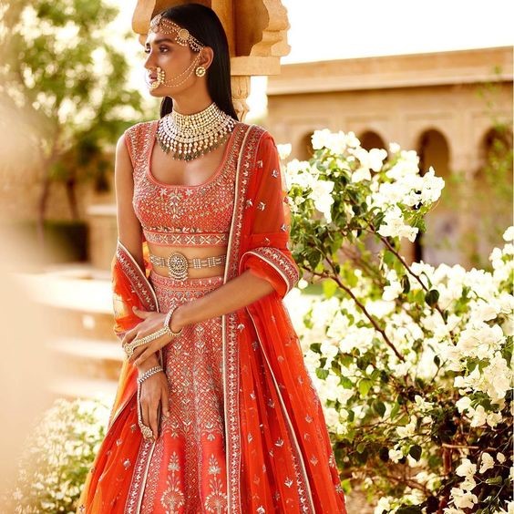 Dupatta Draping Styles for Lehengas