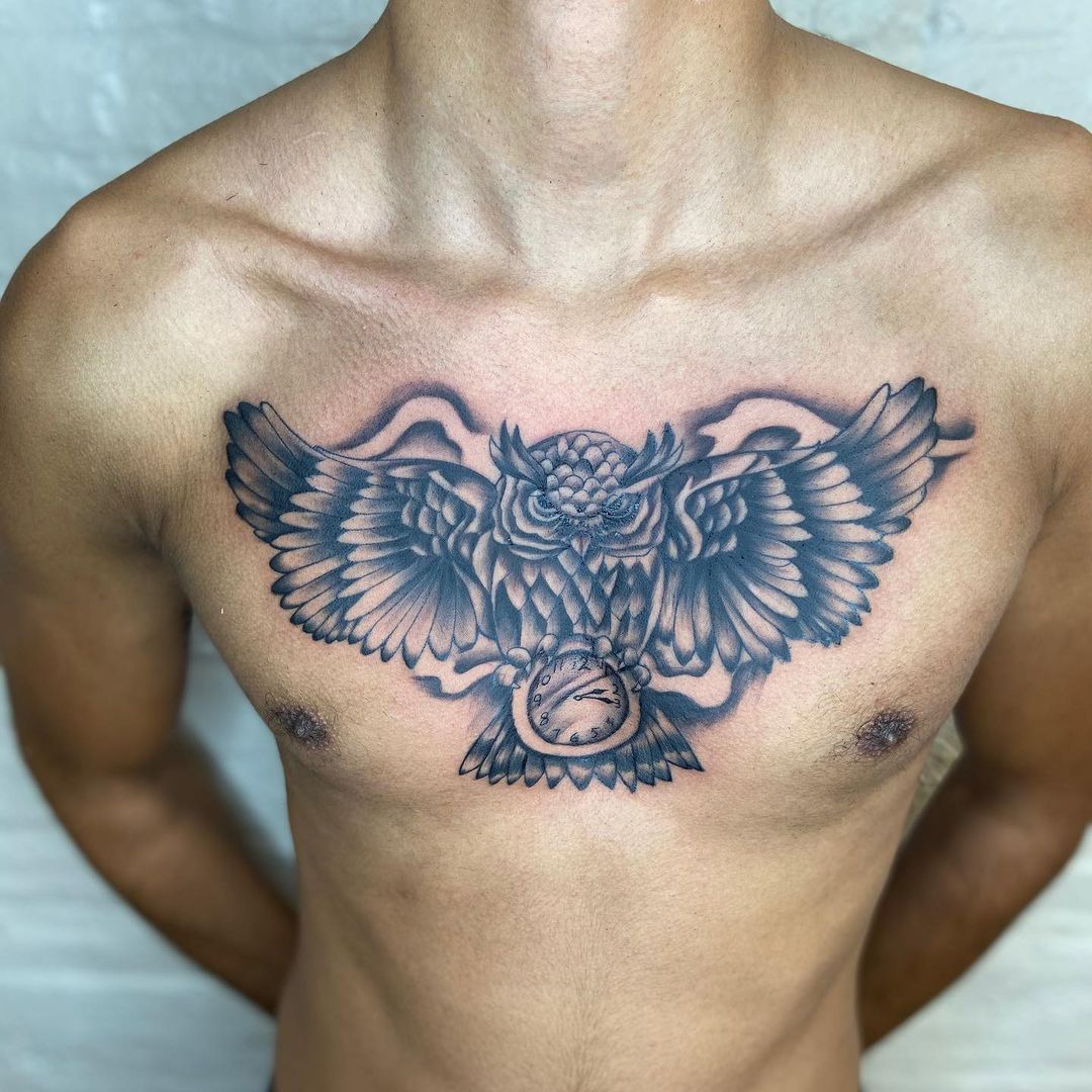 dark owl tattoos