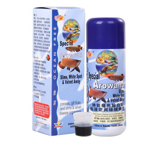Chai số 4 trị bệnh đốm trắng cho cá rồng