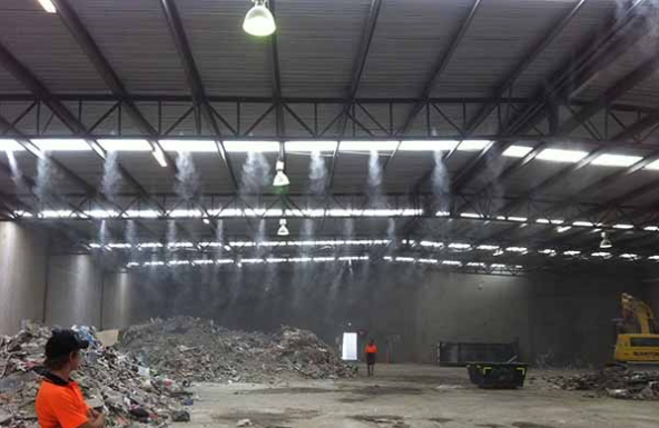 Hệ thống phun sương có rất nhiều tác dụng
