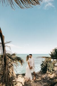 beach wedding costume