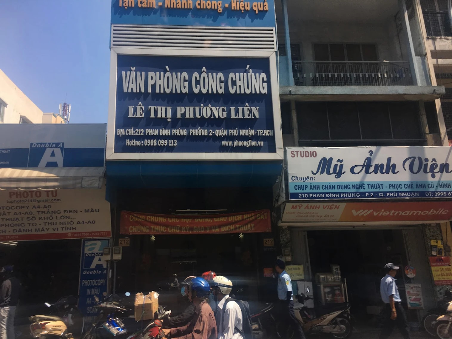 Danh sách Văn phòng công chứng Quận Phú Nhuận