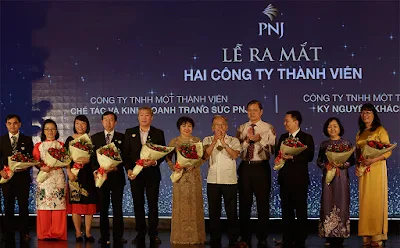 Cơ cấu tổ chức PNJ