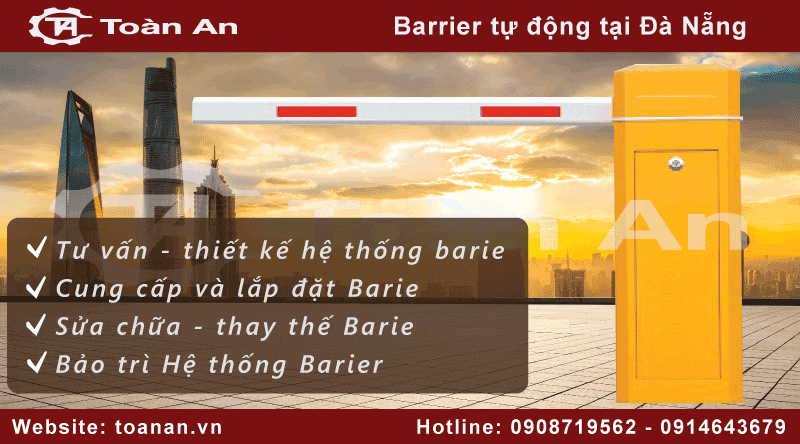 Những dịch vụ về barrier tự động Toàn An cung cấp tại Đà Nẵng.