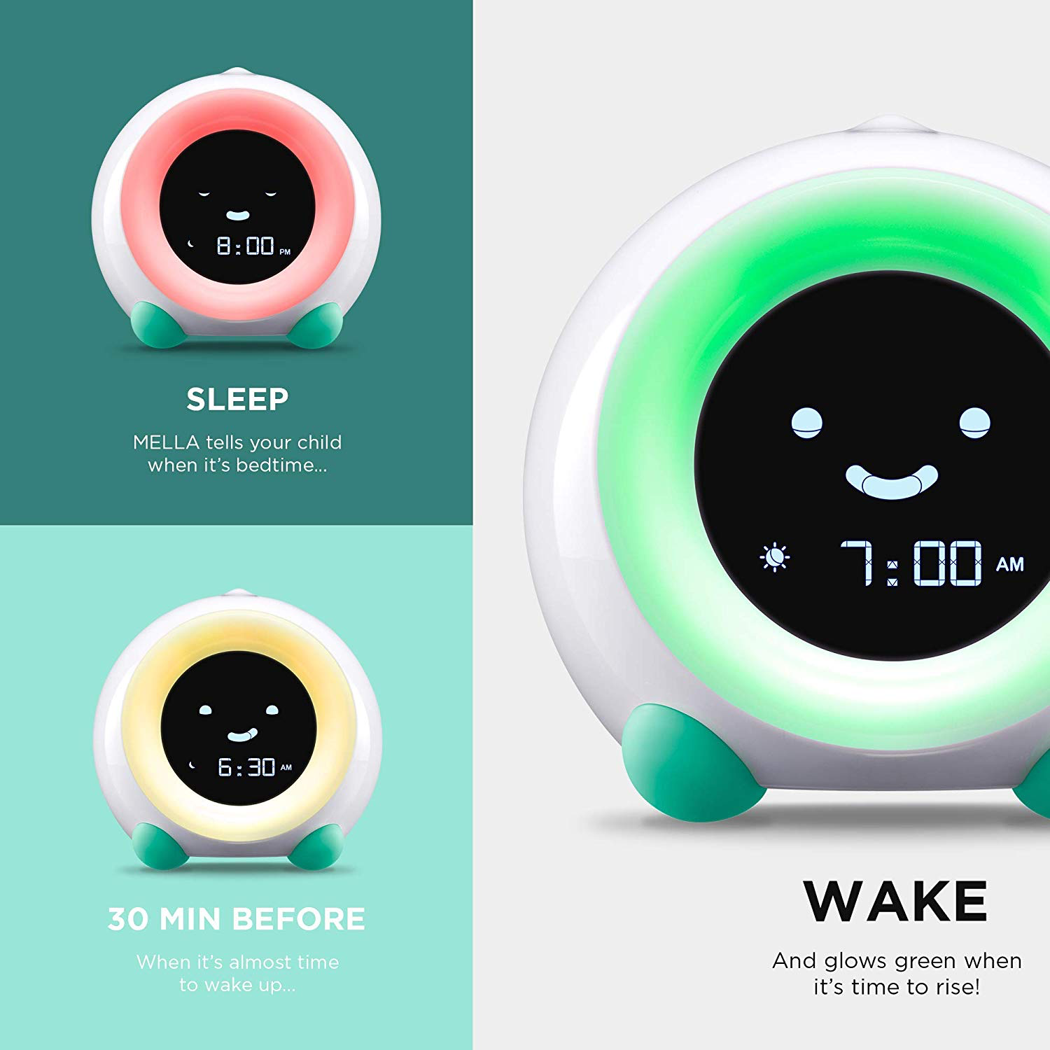 hatch ok to wake clock