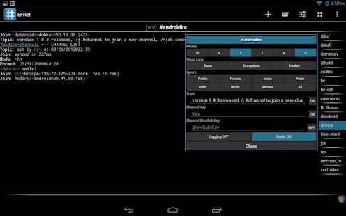 Download Android IRC - Internet Chat apk